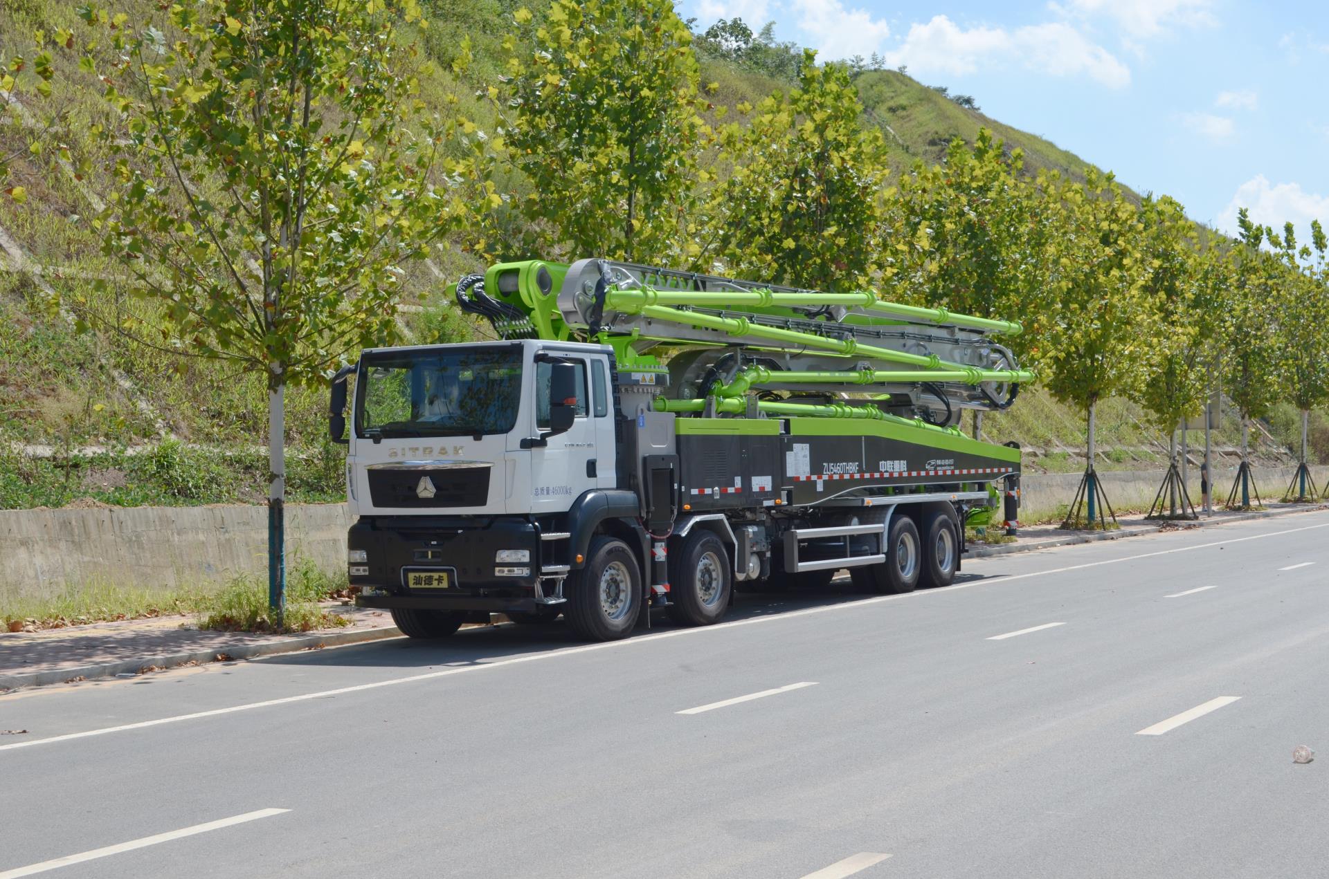 四桥60M重汽汕德卡国六泵车_产品型号_产品段位_小类_混凝土机械_工程机械_产品中心_立博