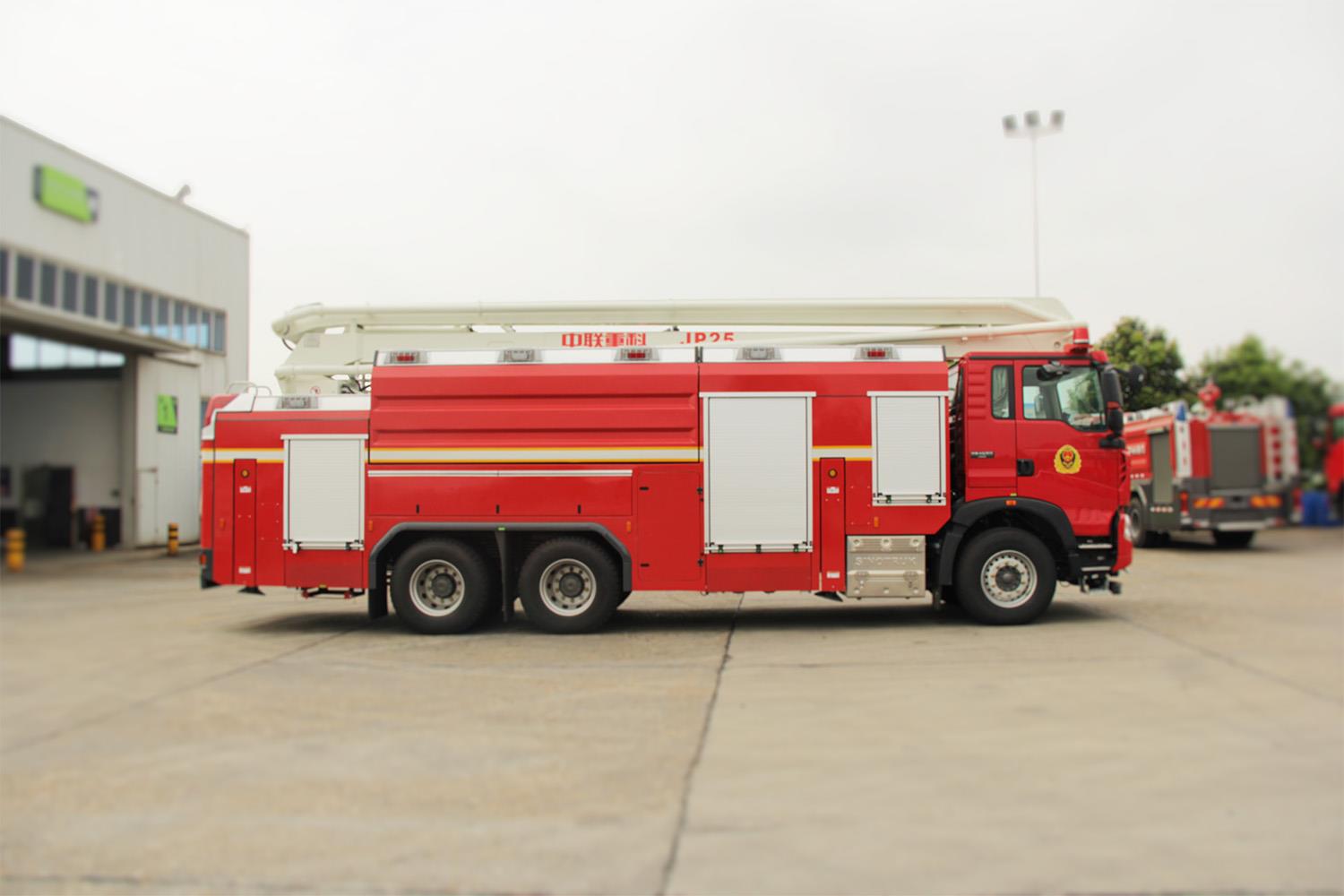 ZLF5341JXFJP25型抬高喷射消防车_产品型号_产品段位_小类_应急装备_产品中心_立博