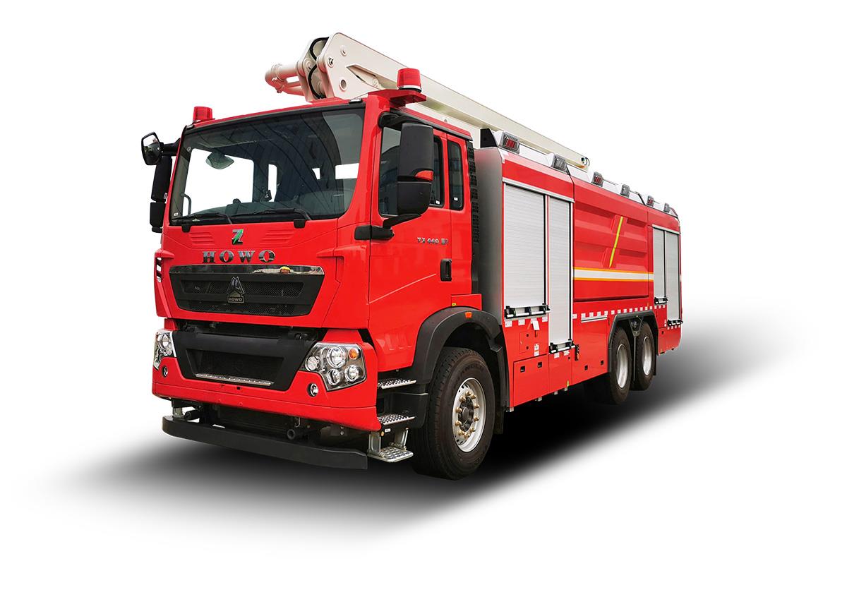 ZLF5341JXFJP18抬高喷射消防车_产品型号_产品段位_小类_应急装备_产品中心_立博